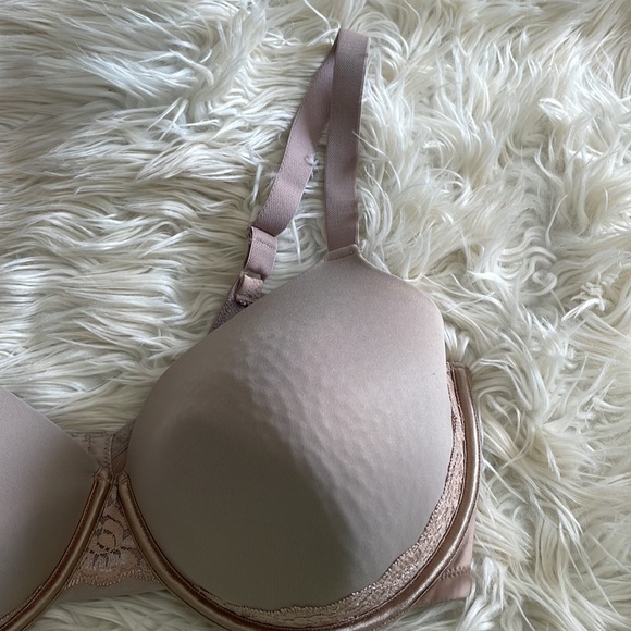 Vanity fair tan Lacey underwire adjustable straps bra sz 40 DDD lightly padded - Picture 14 of 17